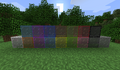 The original look of the stained glass blocks.