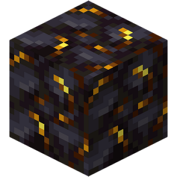 Piedra negra con oro shop