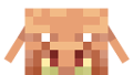 The Piglin's face.