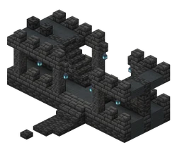 Ancient City intact horizontal wall stairs 4