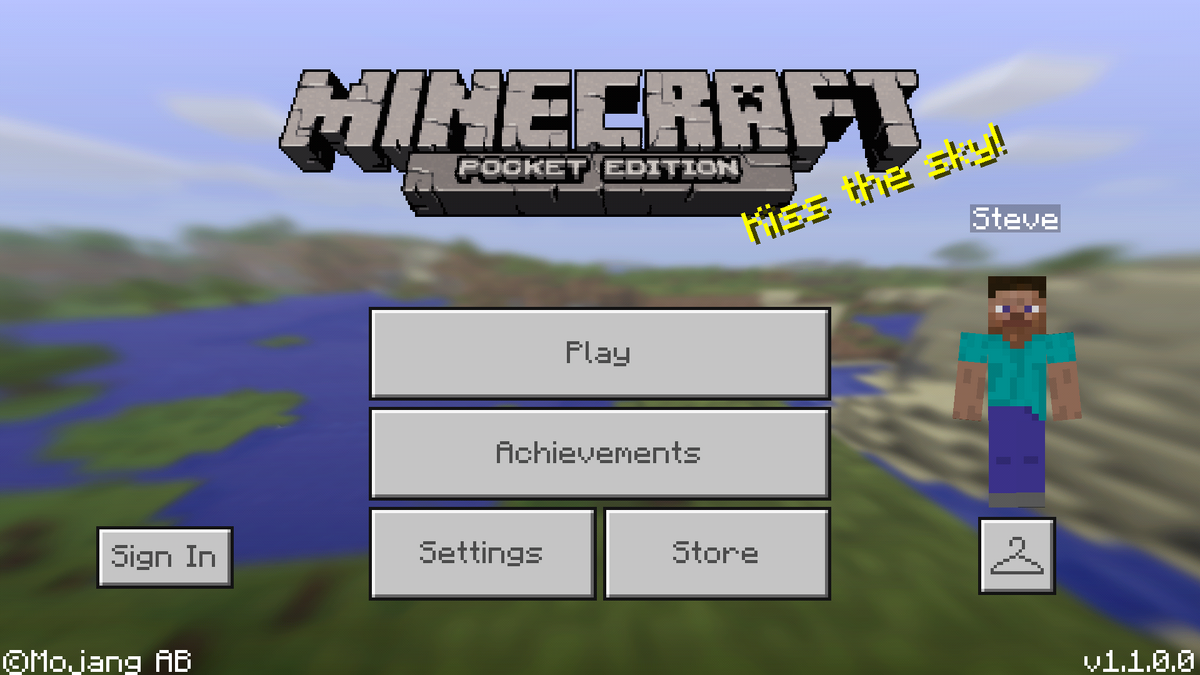 ☆THE FIRST EVER MCPE VERSION!! Minecraft Pocket Edition Version 0.1! First  Experience!☆ 