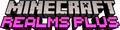 Minecraft Realms Plus in-game logo