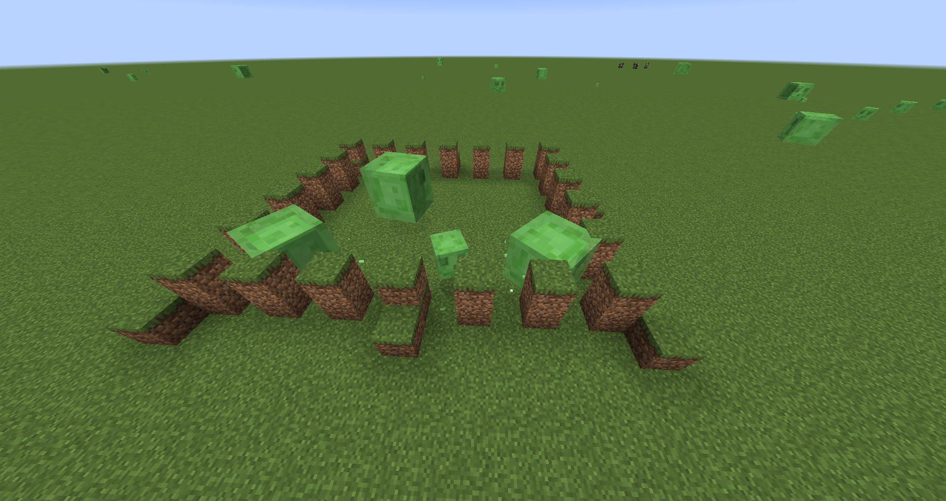 Tutorials Managing Slimes In Superflat Mode Minecraft Wiki