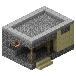 Village Structure Old Blueprints Blacksmith Official Minecraft Wiki