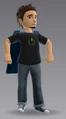 The Xbox avatar version of the Minecon 2012 cape.