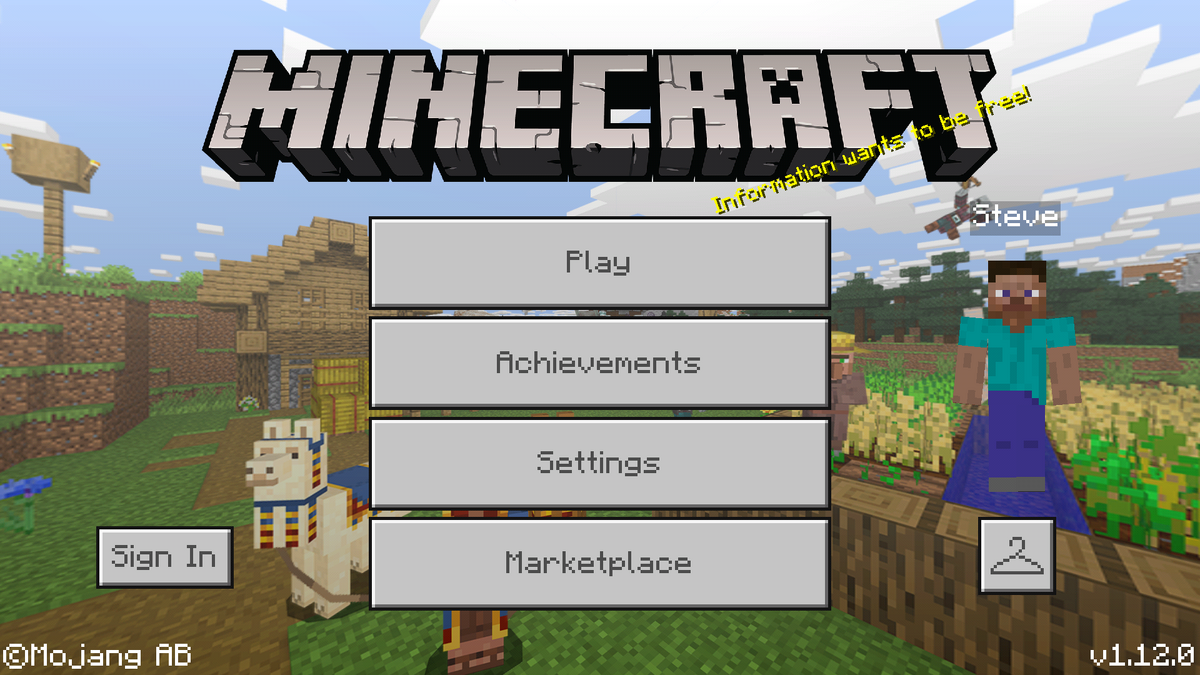 Minecraft: Pocket Edition 1.2.0 › Releases › MCPE - Minecraft