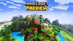 Minecraft Preview horizontal key art