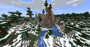 Snowy Taiga Mountains