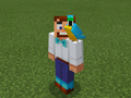 Cyan Parrot on Party Steve.png