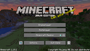 Java Edition 1.18