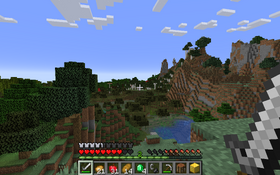 Biomes connecting in a weird way.