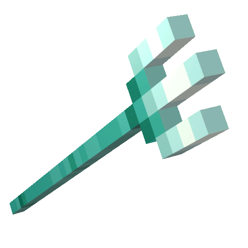 Minecraft Trident PNG em 2023