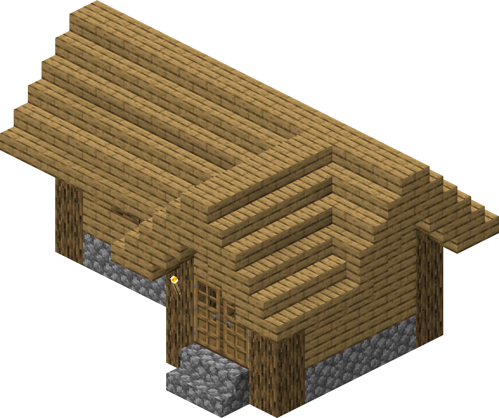 minecraft village house