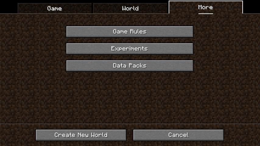 Create New World – Minecraft Wiki
