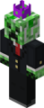 Party Creeper, another skin featured in the 1st Birthday skin pack.