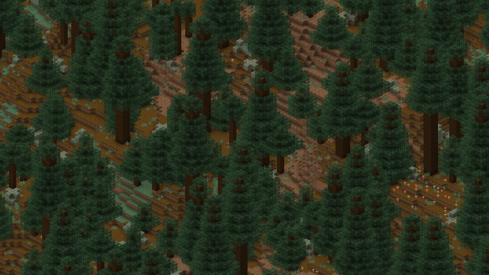 Old Growth Spruce Taiga in Minecraft