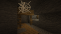 Naturally occurring cobwebs in mineshafts.