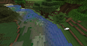 A swamp and dark forest connecting.