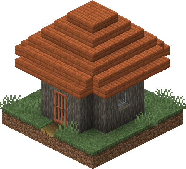 Village/Structure/Blueprints/Savanna small house 7 blueprint – Minecraft  Wiki