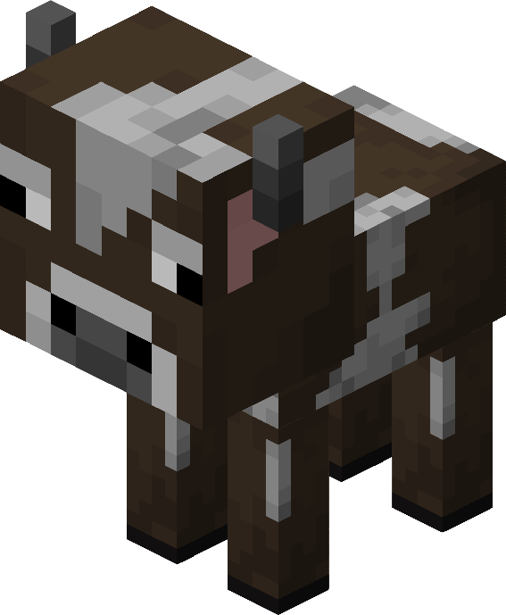 cow minecraft face