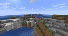 Naturally generated granite and other counterparts in a mountain.