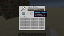 Item repair – Minecraft Wiki