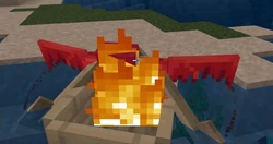 A phantom stuck in a player's boat, caught in the daylight.