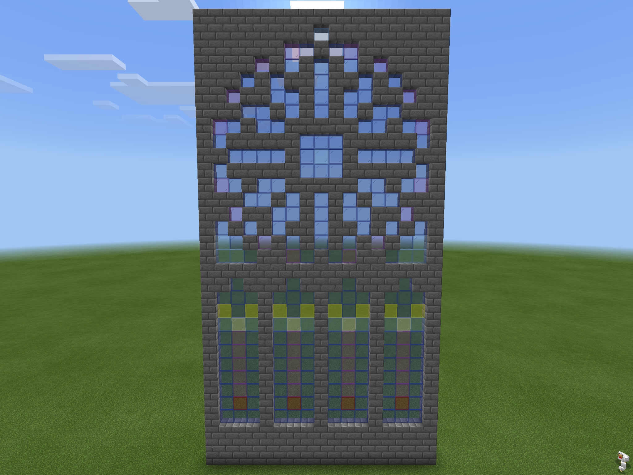 window design ideas minecraft