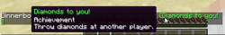 An achievement in chat.