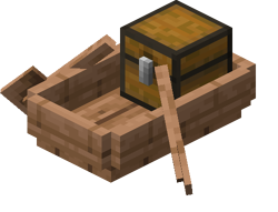 Jungle Boat with Chest