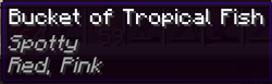 An example of a bucket of tropical fish tooltip. ‌[JE only]
