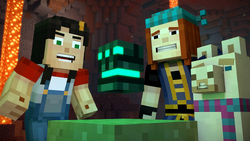 Minecraft: Story Mode - Season 2, Now you can play with your friends and  decide how your story ends. Start here: apple.co/MinecraftStory, By App  Store