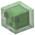 A slime within Minecraft Dungeons.