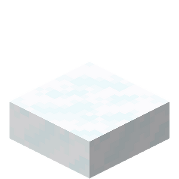 Minecraft Papercraft Overworld Snow Biome Build Set