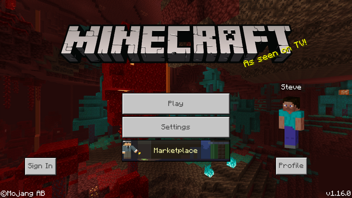 Download Minecraft PE 1.16.0 apk free: Nether Update