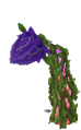 The "idle" isometric render of a poison-quill vine.