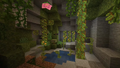 Lush cave in MINECON.