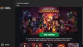 The Minecraft Dungeons Launcher appearance before the game was available.