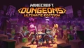 Minecraft Dungeons: Ultimate Edition key art but with the logo.