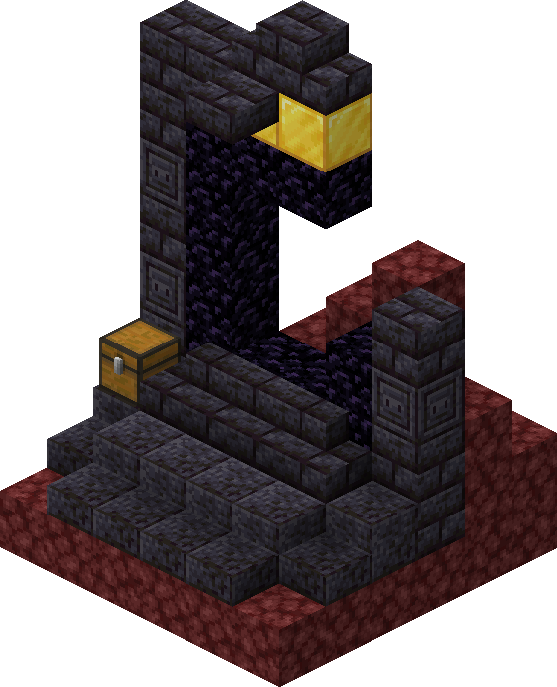 A ruined portal.