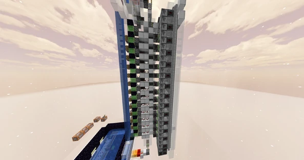 2x cycling vertical selector pannel for a variable timing horizontal blastchamber