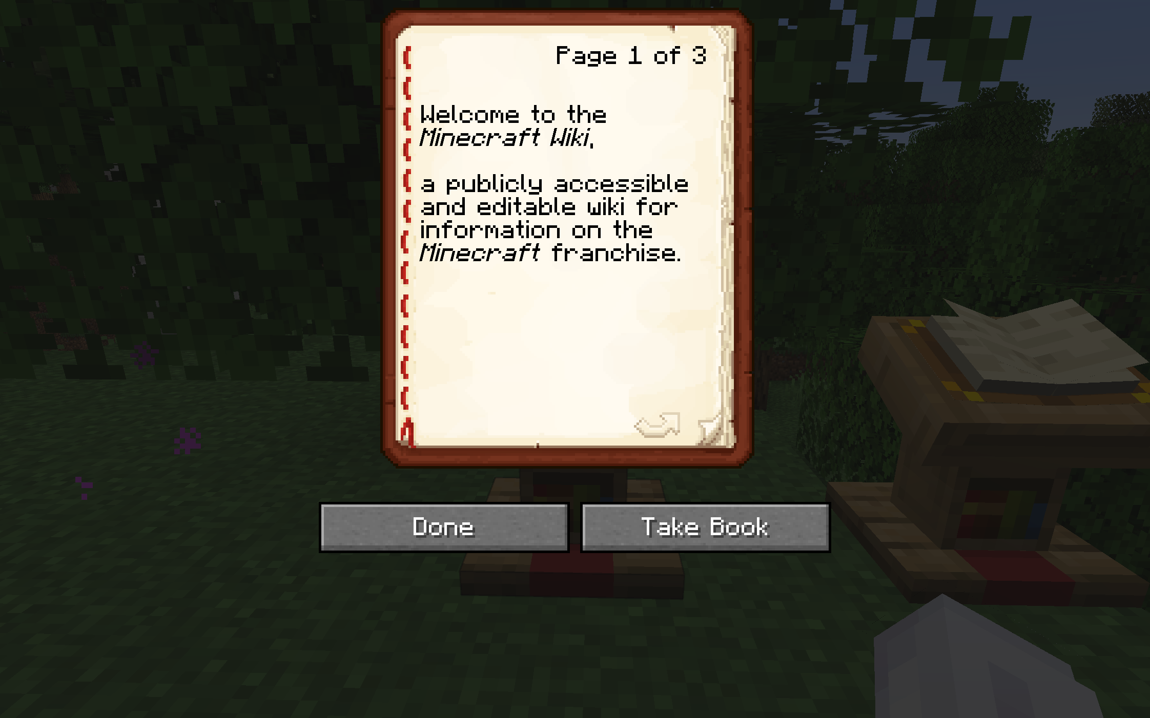 How to make a Book in Minecraft