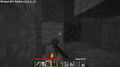 Mining through the block at the specific coordinates.