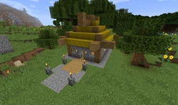 Unreleased oak log and oak planks textures.