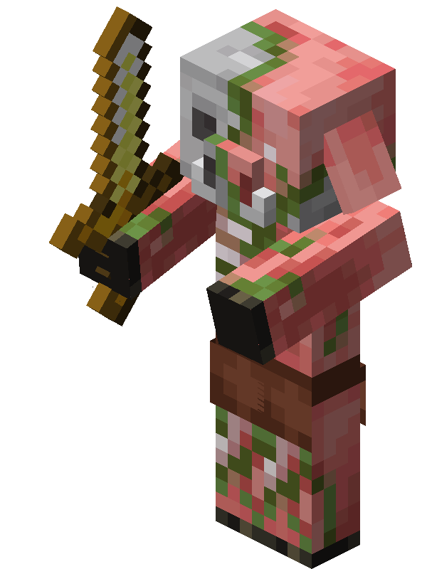 minecraft meme skin minecraft bloody zombie pig skin