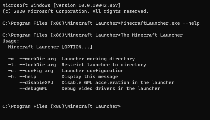 command to go to minecraft folder on mac