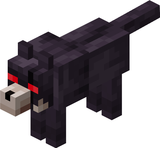 minecraft evil wolf