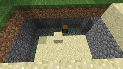 Monster rooms generated underneath sand tend to cause cave-ins.