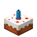 Cake with Light Blue Candle.png