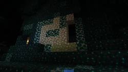 A zombie monster room intersecting with an ancient city.